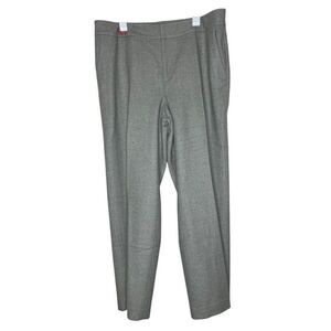 Lauren Ralph Lauren Wool Blend Herringbone Gray Trousers Size 18W